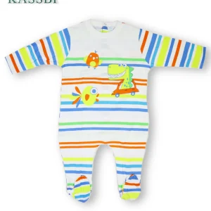 Grenouillère , Pyjama bébé dors-bien à ouverture ventrale