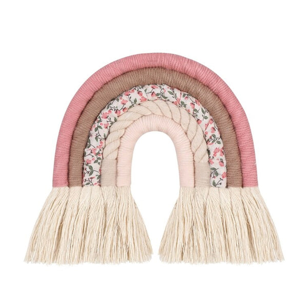Suspension chambre bébé arc-en-ciel – Liberty rose