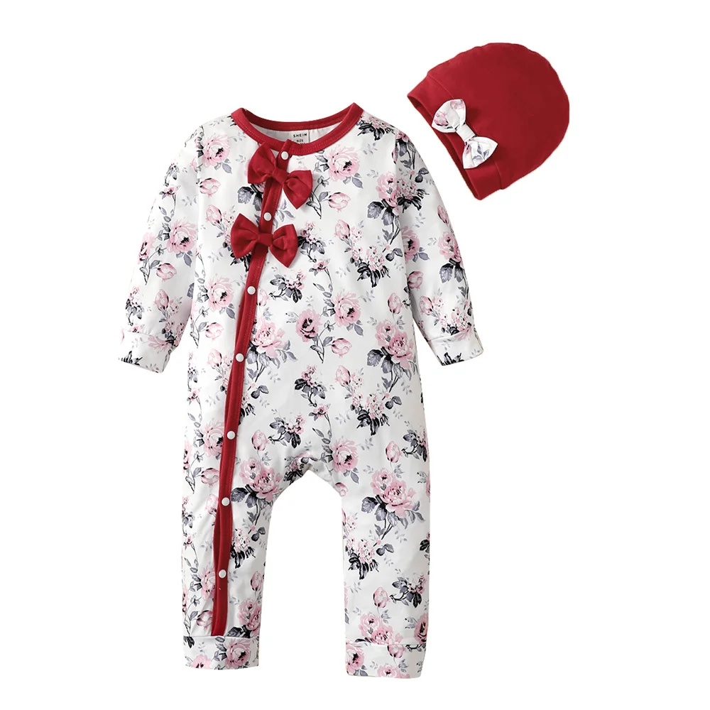Barboteuse bébé à fleurs – Image 3