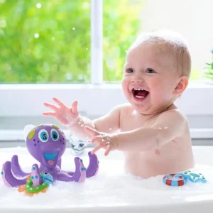 Jouet de bain pieuvre interactive | OctoPlay