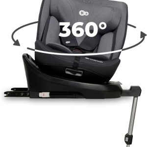 Kinderkraft I-360 Siège auto évolutif I-SIZE 40-150 cm, 0-36 kg, Gris