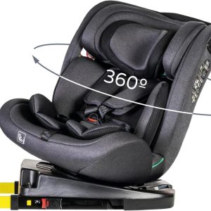MS BabyWorld CORFÚ | Siège auto i-Size 0/1/2/3 – De la naissance à 12 ans (40-150 cm) | ISOFIX et Pivotant 360º