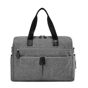 Sac à langer poussette (gris chiné)