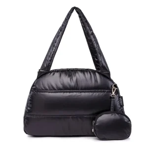 Sac à langer matelassé (noir)